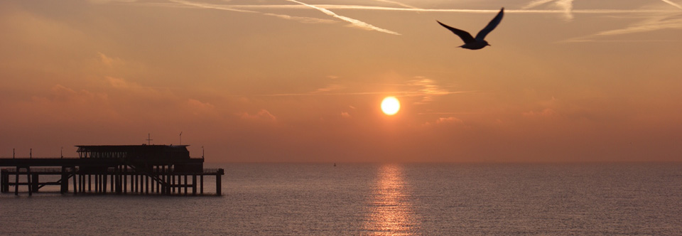 Deal Pier at sunrise copyright Pat Wilson